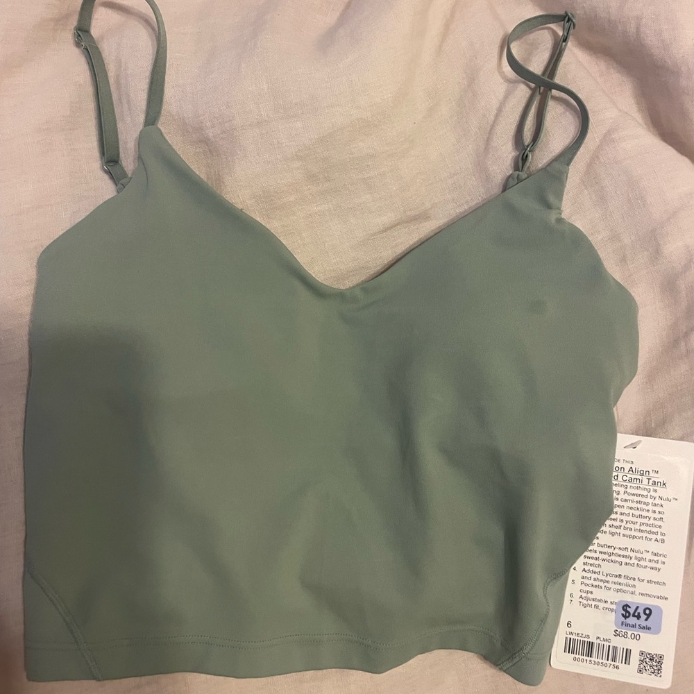Lululemon crop tank top